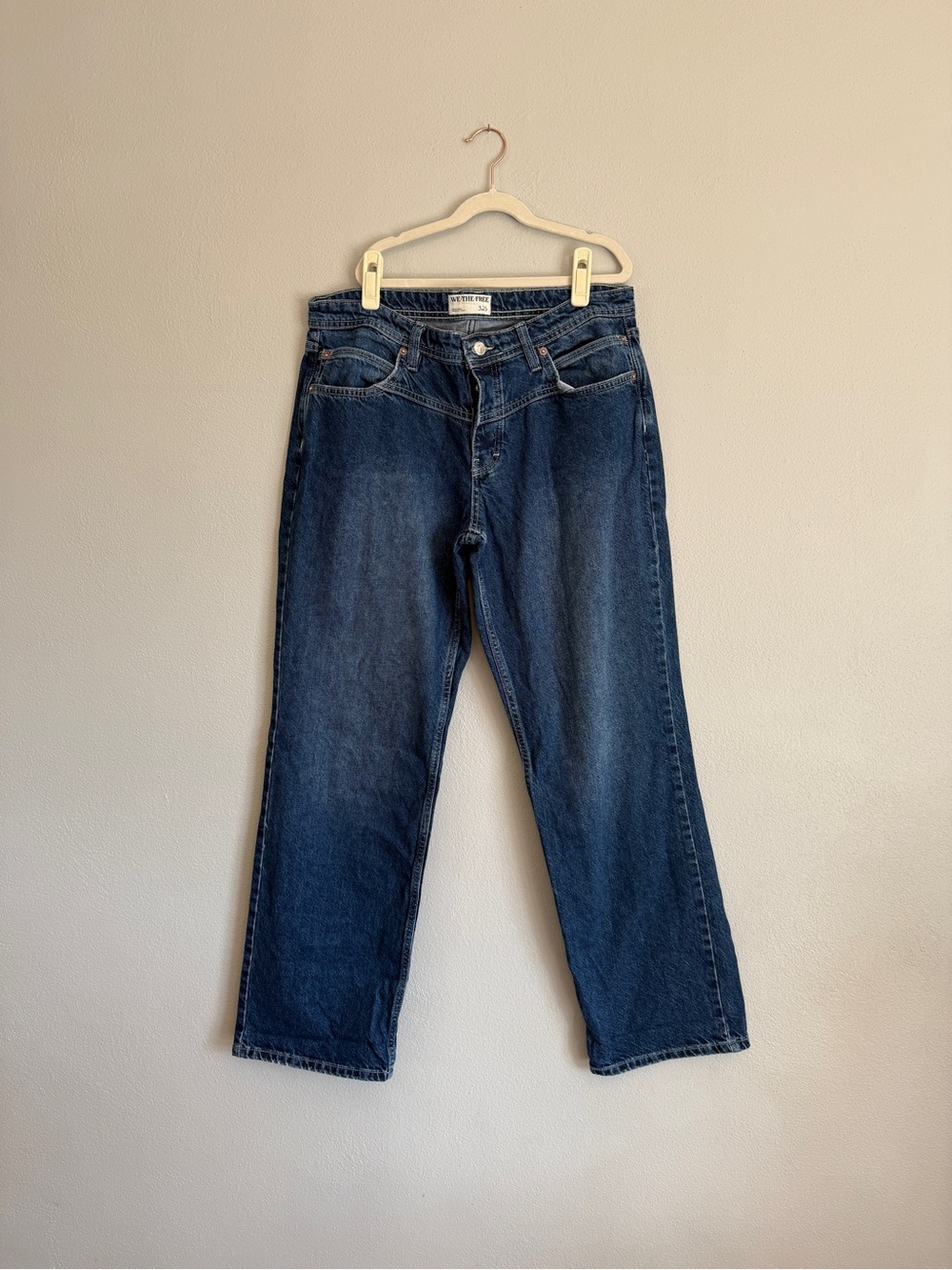 Classic Women’s Dark Blue Straight-Leg Jeans